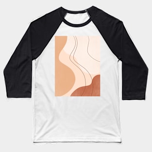 Abstract Bohemian Shapes 3.4 Baseball T-Shirt